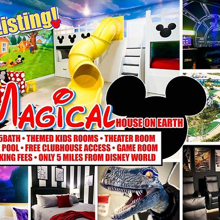 Magical Family Vacation Home Near Disney World At Storey Lake, Star Wars Gameroom, Pool, Theater, Mickey Slide, Sleeps Up To 28 Kissimmee Esterno foto