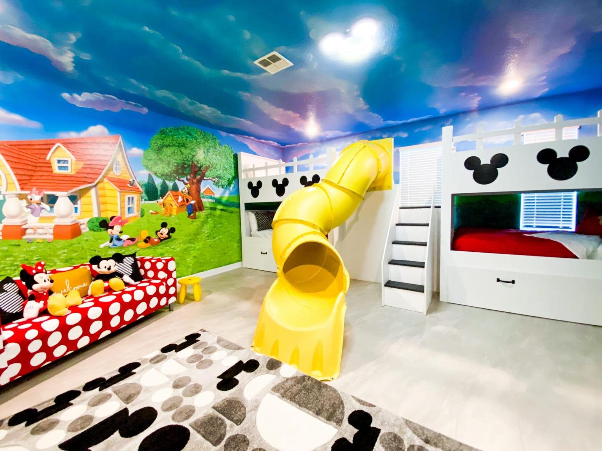 Magical Family Vacation Home Near Disney World At Storey Lake, Star Wars Gameroom, Pool, Theater, Mickey Slide, Sleeps Up To 28 Kissimmee Esterno foto