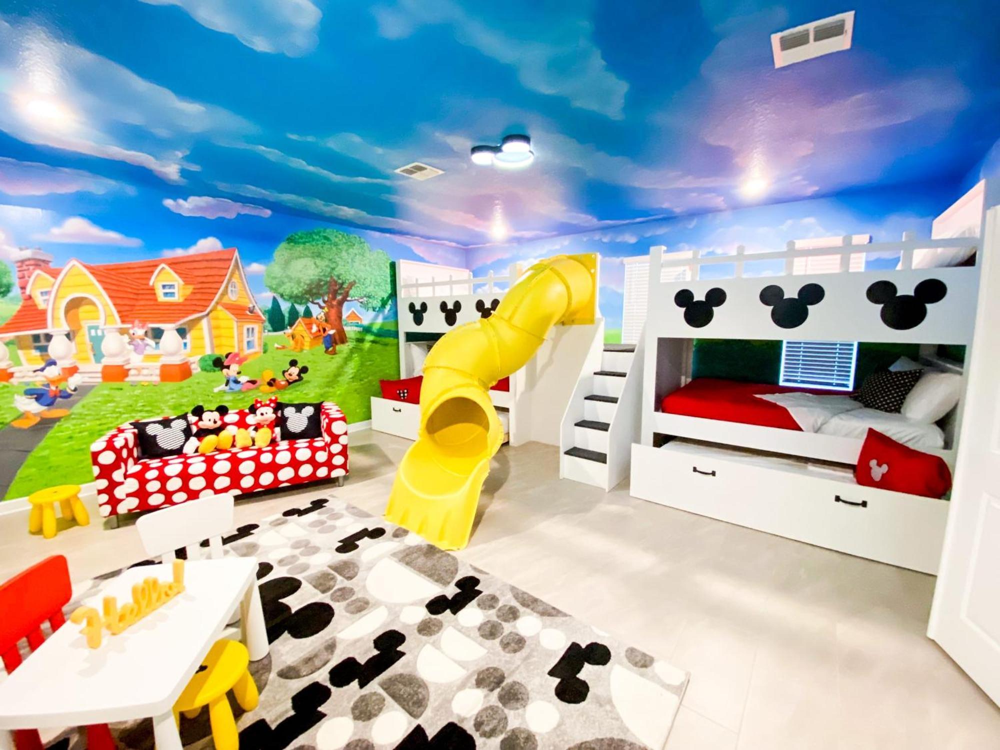 Magical Family Vacation Home Near Disney World At Storey Lake, Star Wars Gameroom, Pool, Theater, Mickey Slide, Sleeps Up To 28 Kissimmee Esterno foto